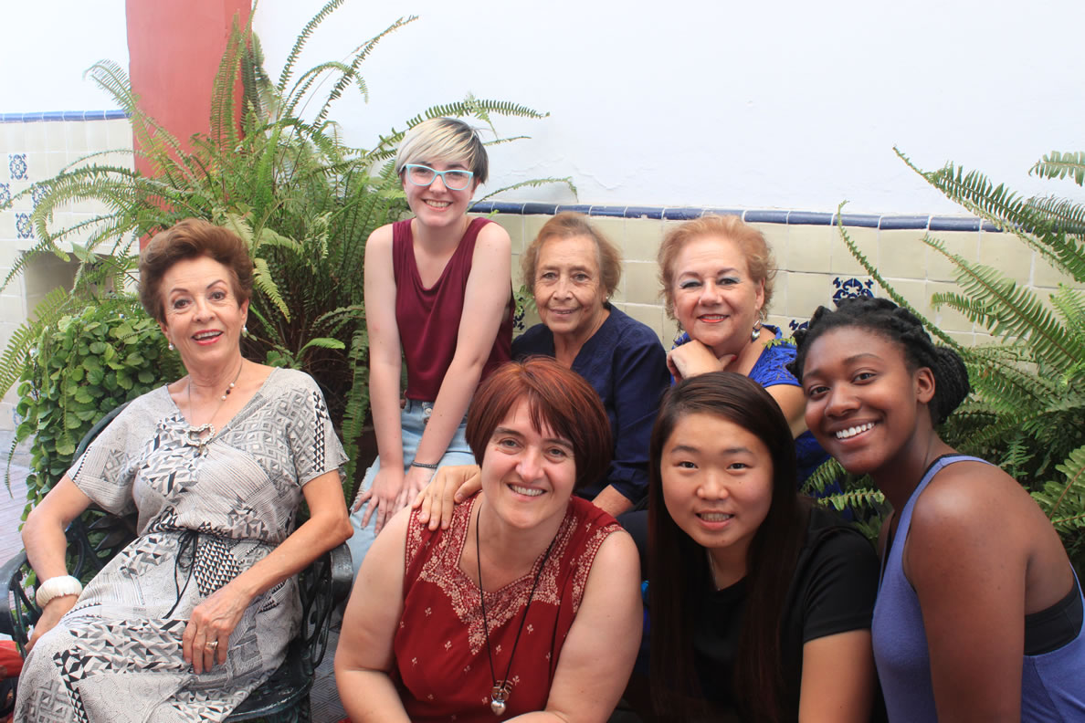 Aprender español con familias mexicanas